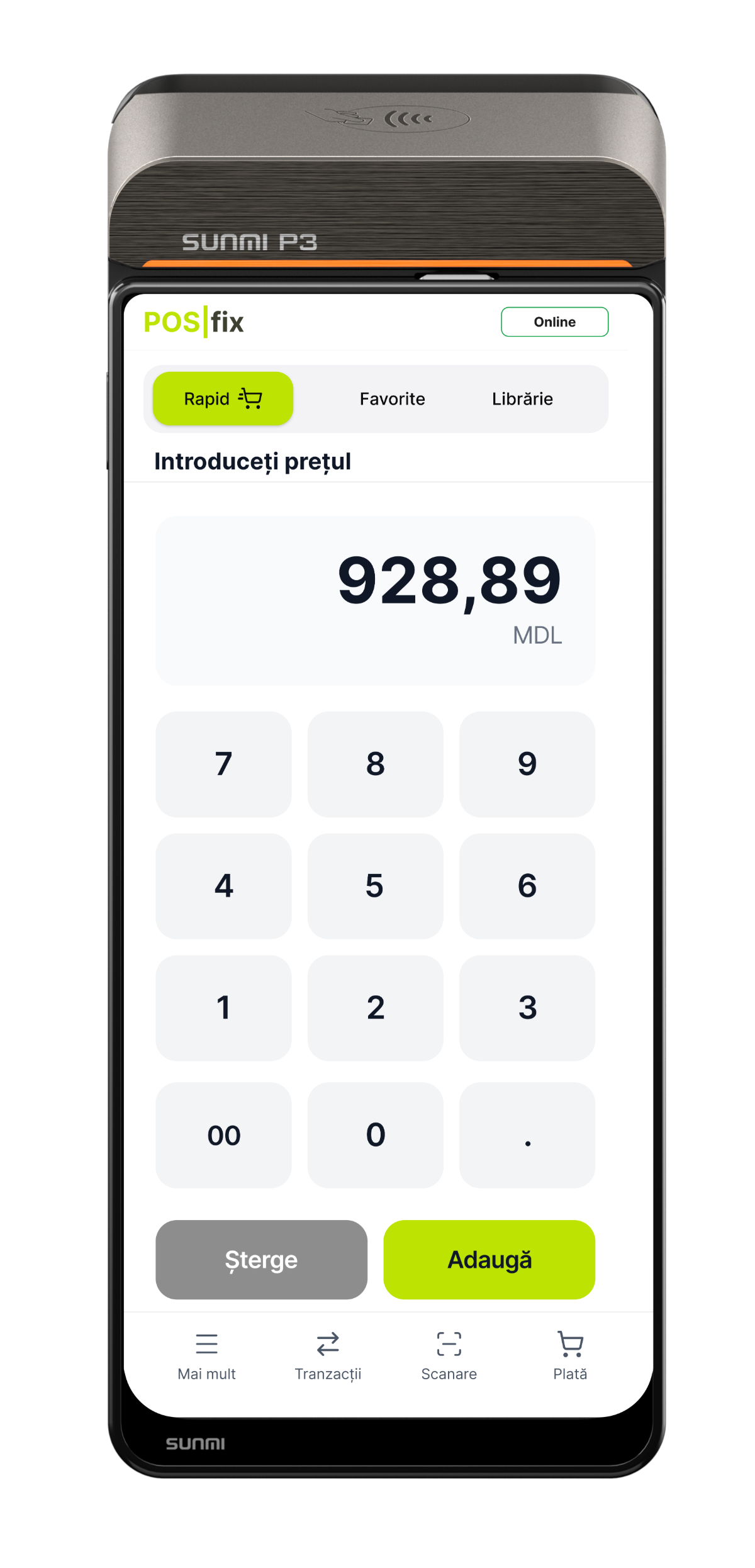 POSfix terminal